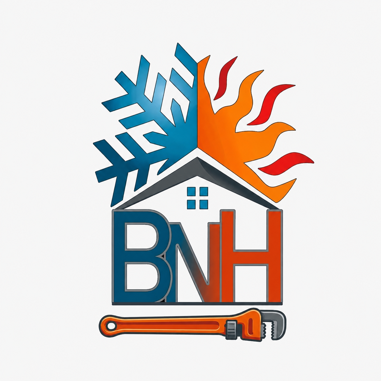BnH Plumbing & HVAC logo
